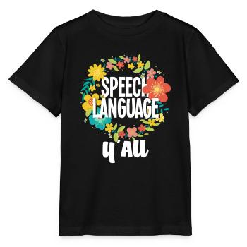 Orthophoniste, orthophoniste, orthophoniste - T-shirt bio MINI CREATOR Stanley/Stella Enfant - noir - Devant - Mikhail (115cm)