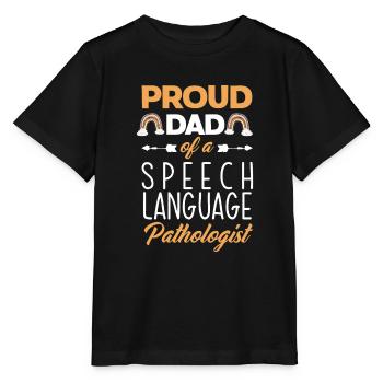 Speech therapist, speech therapist, speech therapist - Stanley/Stella MINI CREATOR Kids’ T-Shirt - black - Front - Mikhail (115cm)