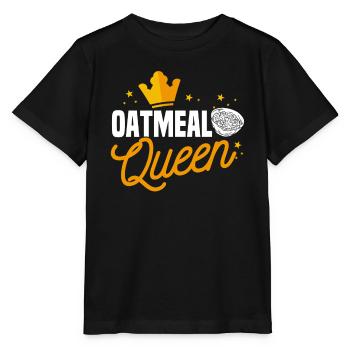 Oatmeal Queen - Stanley/Stella MINI CREATOR Kids’ T-Shirt - black - Front - Mikhail (115cm)