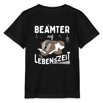 Fonctionnaire à vie - T-shirt bio MINI CREATOR Stanley/Stella Enfant - noir - Devant - Mikhail (115cm)