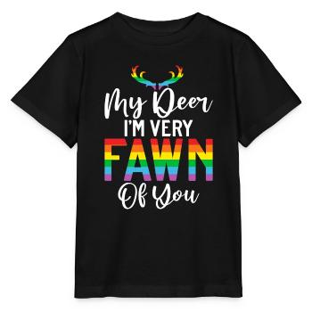 Lesbian Gifts - Stanley/Stella MINI CREATOR Kids’ T-Shirt - black - Front - Mikhail (115cm)