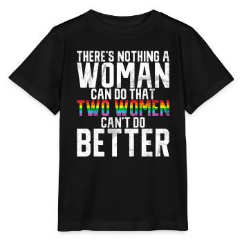 Cadeaux Lesbiens - T-shirt bio MINI CREATOR Stanley/Stella Enfant - noir - Devant - Mikhail (115cm)