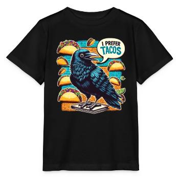 Edgar Allan Poe Fan, Klassische Literatur, - Stanley/Stella Kinder T-Shirt MINI CREATOR  - Schwarz - Vorne - Mikhail (115cm)