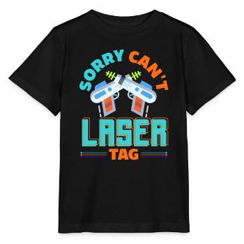 Laser tag d’intérieur tenue de fête laser tag - T-shirt bio MINI CREATOR Stanley/Stella Enfant - noir - Devant - Mikhail (115cm)