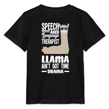 Speech therapist, speech therapist, speech therapist - Stanley/Stella MINI CREATOR Kids’ T-Shirt - black - Front - Mikhail (115cm)