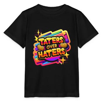 taters over haters 14 - Stanley/Stella Kinder T-Shirt MINI CREATOR  - Schwarz - Vorne - Mikhail (115cm)