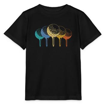 Golf Golfer Golfen - Stanley/Stella Kinder T-Shirt MINI CREATOR  - Schwarz - Vorne - Mikhail (115cm)