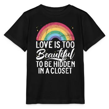 Cadeaux Lesbiens - T-shirt bio MINI CREATOR Stanley/Stella Enfant - noir - Devant - Mikhail (115cm)