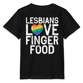 Lesbian Gifts - Stanley/Stella MINI CREATOR Kids’ T-Shirt - black - Front - Mikhail (115cm)