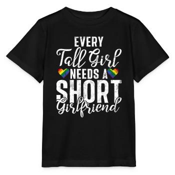 Cadeaux Lesbiens - T-shirt bio MINI CREATOR Stanley/Stella Enfant - noir - Devant - Mikhail (115cm)