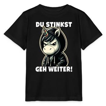You stink Go on Sarcastic - Stanley/Stella MINI CREATOR Kids’ T-Shirt - black - Front - Mikhail (115cm)