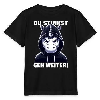 You stink Go on Sarcastic - Stanley/Stella MINI CREATOR Kids’ T-Shirt - black - Front - Mikhail (115cm)