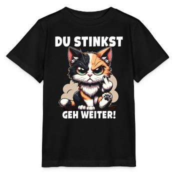 You stink Go on! Sarcastic - Stanley/Stella MINI CREATOR Kids’ T-Shirt - black - Front - Mikhail (115cm)