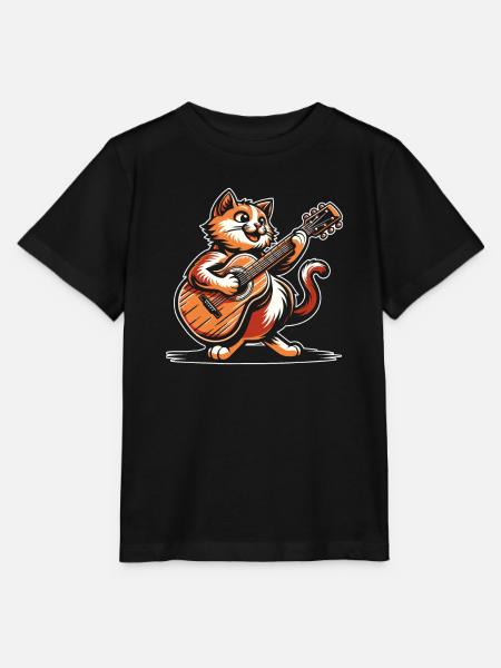 Akustikgitarre - Stanley/Stella Kinder T-Shirt MINI CREATOR  - Schwarz