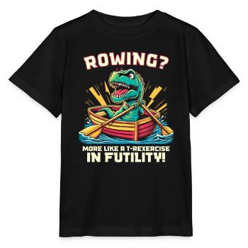 Navigation de plaisance Papa Bateau Capitaine Ponton Sailor Croisière - T-shirt bio MINI CREATOR Stanley/Stella Enfant - noir - Devant - Mikhail (115cm)