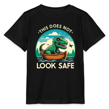 Navigation de plaisance Papa Bateau Capitaine Ponton Sailor Croisière - T-shirt bio MINI CREATOR Stanley/Stella Enfant - noir - Devant - Mikhail (115cm)