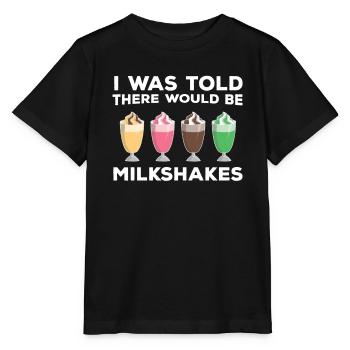 Cadeau de milkshakes drôle - T-shirt bio MINI CREATOR Stanley/Stella Enfant - noir - Devant - Mikhail (115cm)