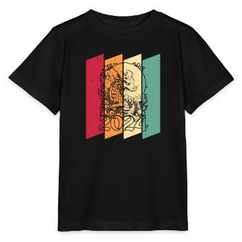 Jahr Des Drachen 2024 - Stanley/Stella Kinder T-Shirt MINI CREATOR  - Schwarz - Vorne - Mikhail (115cm)