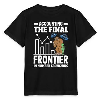 Accounting The Final Frontier In Number Crunching - Stanley/Stella MINI CREATOR Kids’ T-Shirt - black - Front - Mikhail (115cm)