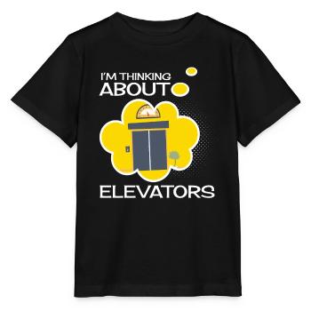 Thinking Elevators Ascenseur Ascenseur Ascenseur - T-shirt bio MINI CREATOR Stanley/Stella Enfant - noir - Devant - Mikhail (115cm)