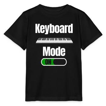 Keyboard mode On Player Waltz Keyboarder - Stanley/Stella MINI CREATOR Kids’ T-Shirt - black - Front - Mikhail (115cm)