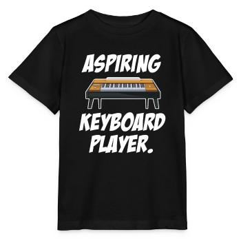 Aspiring Keyboarder Waltz Keyboarder - Stanley/Stella MINI CREATOR Kids’ T-Shirt - black - Front - Mikhail (115cm)