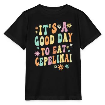 Cepelinai Sprichwort - Stanley/Stella Kinder T-Shirt MINI CREATOR  - Schwarz - Vorne - Mikhail (115cm)