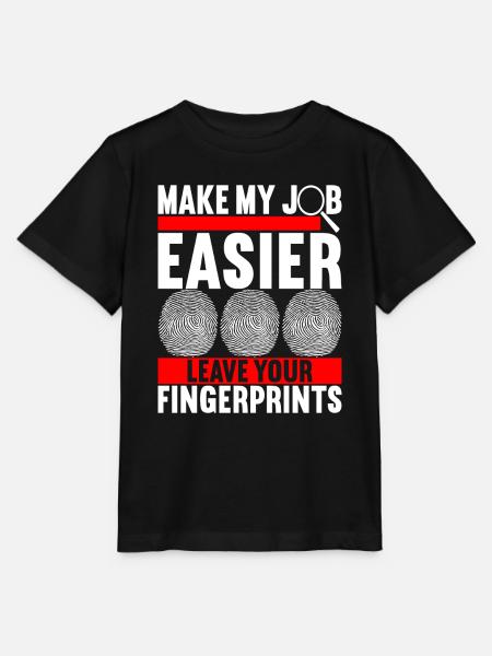 Forensik Forensiker - Stanley/Stella Kinder T-Shirt MINI CREATOR - Schwarz