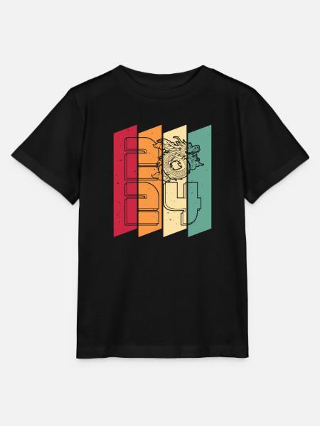 Jahr Des Drachen 2024 - Stanley/Stella Kinder T-Shirt MINI CREATOR - Schwarz
