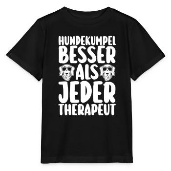 Chien Propriétaire De Chien Propriétaire De Chien Motif Chiens - T-shirt bio MINI CREATOR Stanley/Stella Enfant - noir - Devant - Mikhail (115cm)