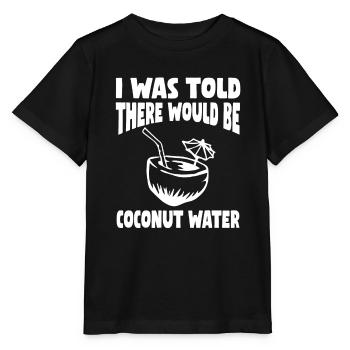 Coconut Water Gift Idea - Stanley/Stella MINI CREATOR Kids’ T-Shirt - black - Front - Mikhail (115cm)