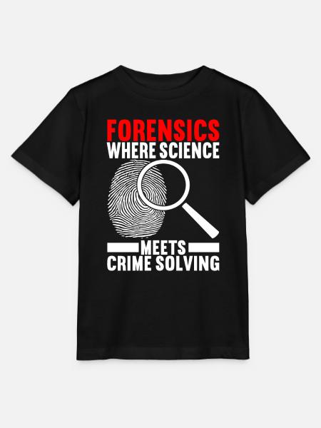 Forensik Forensiker - Stanley/Stella Kinder T-Shirt MINI CREATOR - Schwarz