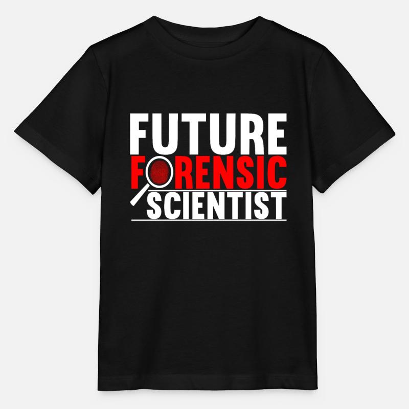 Forensics Forensic Scientist - Stanley/Stella MINI CREATOR Kids’ T-Shirt - black