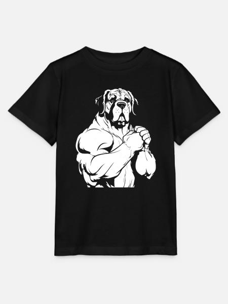 Bernhardiner - Stanley/Stella Kinder T-Shirt MINI CREATOR - Schwarz