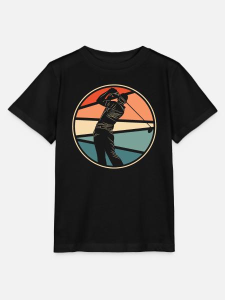 Golf Golfer Golfen - Stanley/Stella Kinder T-Shirt MINI CREATOR - Schwarz