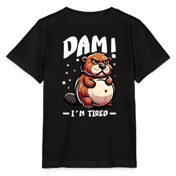 Pregnancy Announcement "Maternity Expectant - Stanley/Stella MINI CREATOR Kids’ T-Shirt - black - Front - Mikhail (115cm)
