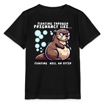 Pregnancy Announcement "Maternity Expectant - Stanley/Stella MINI CREATOR Kids’ T-Shirt - black - Front - Mikhail (115cm)