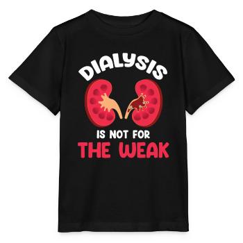La dialyse n’est pas pour les âmes sensibles - T-shirt bio MINI CREATOR Stanley/Stella Enfant - noir - Devant - Mikhail (115cm)