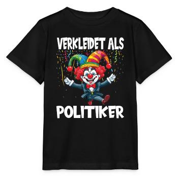 Costume de carnaval Carnaval Carnaval - T-shirt bio MINI CREATOR Stanley/Stella Enfant - noir - Devant - Mikhail (115cm)