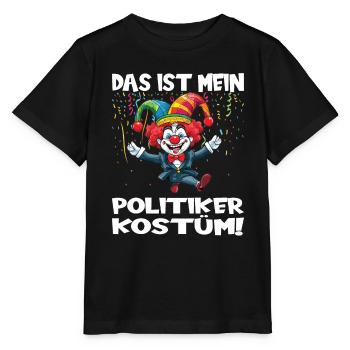 Costume de carnaval Carnaval Carnaval - T-shirt bio MINI CREATOR Stanley/Stella Enfant - noir - Devant - Mikhail (115cm)