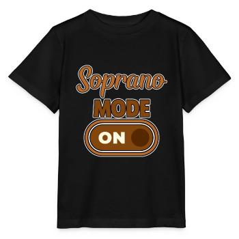 Soprano Mode On 2 - Stanley/Stella Kinder T-Shirt MINI CREATOR  - Schwarz - Vorne - Mikhail (115cm)