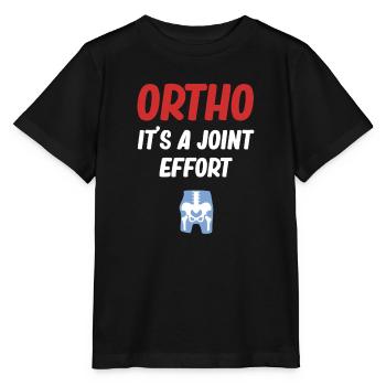 ortho ortho it's a joint effort lus - Stanley/Stella MINI CREATOR Kids’ T-Shirt - black - Front - Mikhail (115cm)