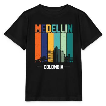 Medellín Colombie Colombie Cadeau Colombie - T-shirt bio MINI CREATOR Stanley/Stella Enfant - noir - Devant - Mikhail (115cm)