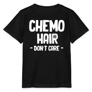 Chemo-haare Kümmern Sich Nicht Um Strahlung - Stanley/Stella Kinder T-Shirt MINI CREATOR  - Schwarz - Vorne - Mikhail (115cm)