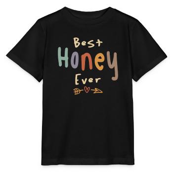 Best Honey Ever Funny Grandma - Stanley/Stella MINI CREATOR Kids’ T-Shirt - black - Front - Mikhail (115cm)
