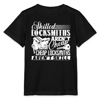 Locksmith Skilled Locksmiths Aren't Cheap - Stanley/Stella MINI CREATOR Kids’ T-Shirt - black - Front - Mikhail (115cm)