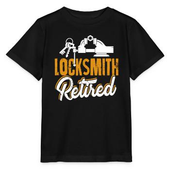 Locksmith Retired Locksmith - Stanley/Stella MINI CREATOR Kids’ T-Shirt - black - Front - Mikhail (115cm)