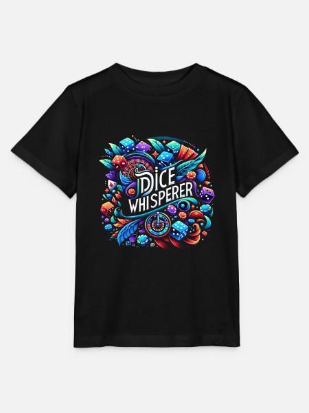 Dice Whisperer 6 - Stanley/Stella Kinder T-Shirt MINI CREATOR  - Schwarz