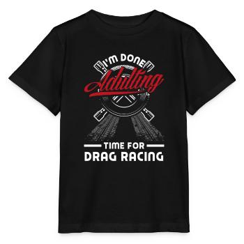 Lustiges Autorennen Auto Rennen Geschenk - Stanley/Stella Kinder T-Shirt MINI CREATOR  - Schwarz - Vorne - Mikhail (115cm)