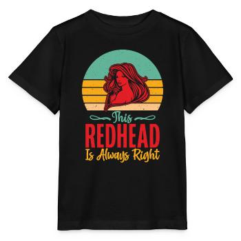 Redhead Gifts - Stanley/Stella MINI CREATOR Kids’ T-Shirt - black - Front - Mikhail (115cm)